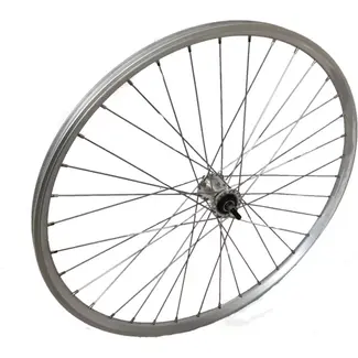 Falkx Voorwiel 28 inch - Nexus Rollerbrake - Zilveren hoge velg - Lichtgewicht aluminium