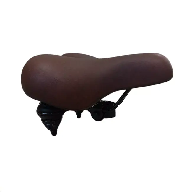Selle Comfort Retro fietszadel - Medium - Bruin - Smart Foam - Unisex - Zonder strop