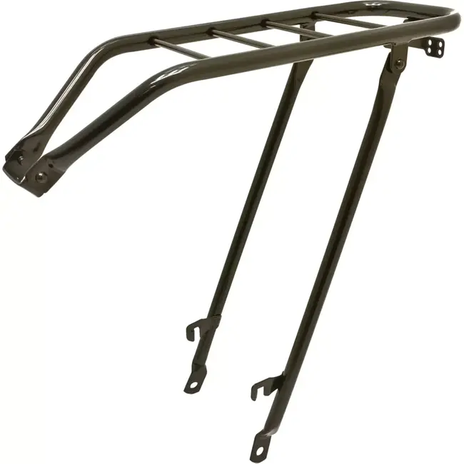 Falkx Bagagedrager omafiets - 28 inch - zwart - zonder klap - M6 bevestiging