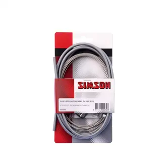 Simson Complete remkabelset - RVS - Shimano Nexus Rollerbrake - grijs - 2,25 m