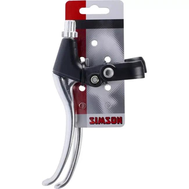Simson Verstelbare remhendelset - lange greep - aluminium - zwart