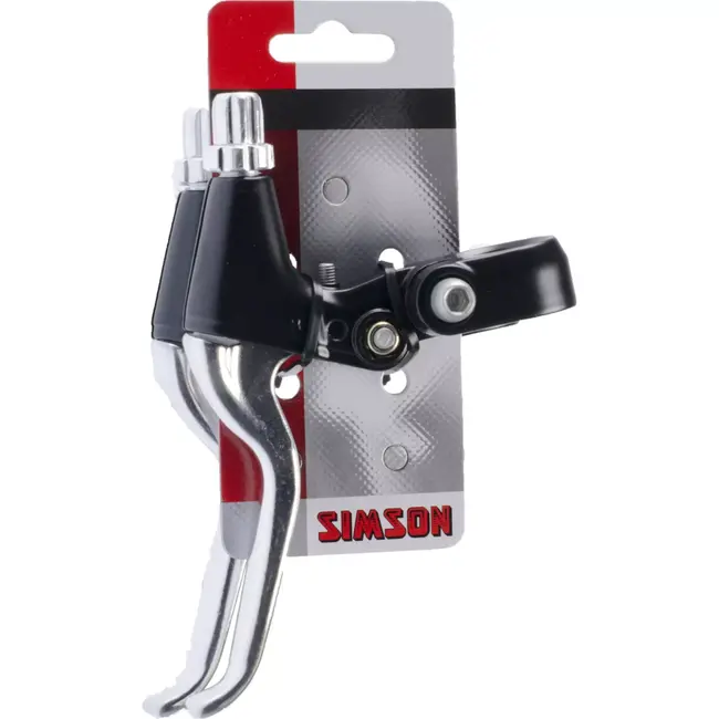 Simson Verstelbare remhendel set - korte greep - aluminium - zwart