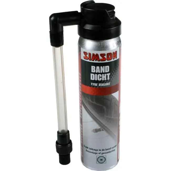 Simson Noodhulpspray voor fietsbanden - 75 ml - Geschikt voor alle ventielen