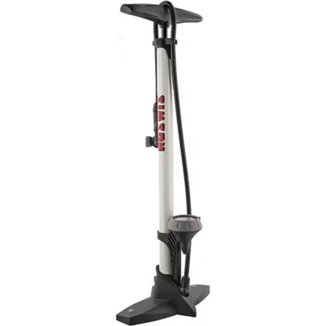 Simson Hogedrukpomp met manometer - Dubbele pompkop - Geschikt voor alle ventielen - Maximaal 11 bar - Ideaal voor E-bikes en racefietsen