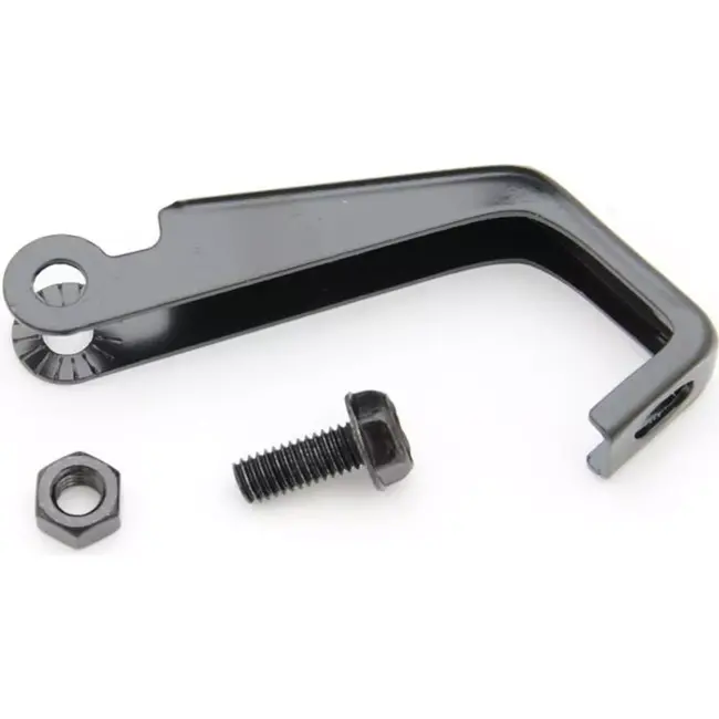 Simson Koplamphaak - Zwart - Eenvoudige Installatie - Voor Fietsvoorvork