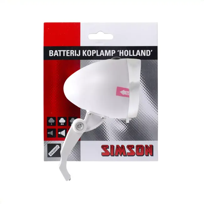 Simson Voorvork koplamp - 3 LED's - Klassiek ontwerp - Wit - Energiezuinig