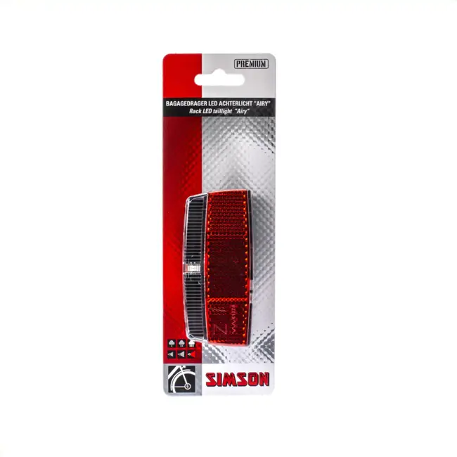 Simson Naafdynamo achterlicht - Innovatief ontwerp - 6V - Veiligheid en zichtbaarheid - Slank profiel