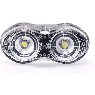 Simson Compacte USB LED fietslamp - 7 lumen - Wit - Oplaadbaar - Lange brandtijd