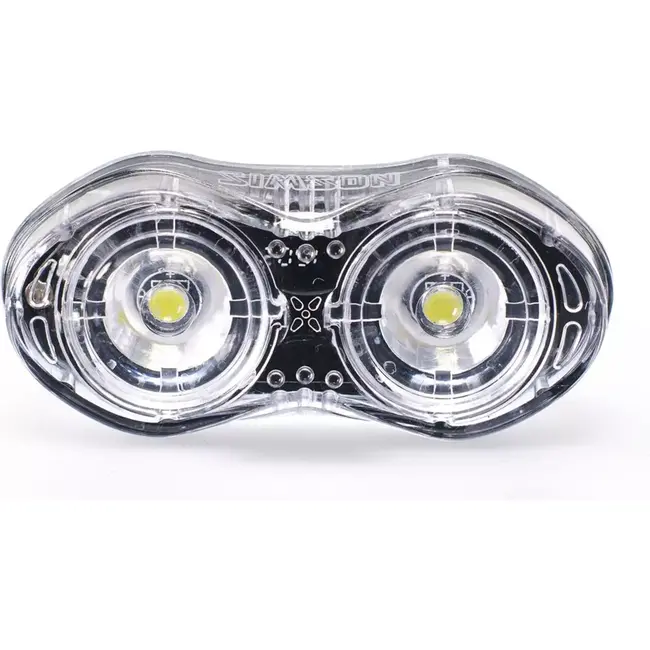 Simson Compacte USB LED fietslamp - 7 lumen - Wit - Oplaadbaar - Lange brandtijd
