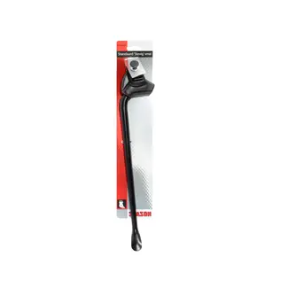 Simson Zwarte aluminium fietsstandaard - smalle bevestiging - stabiele peddelvoet - geschikt voor 28 inch wielen