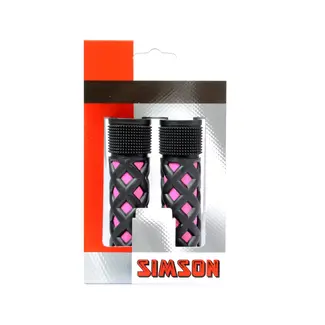 Simson Kinderfiets handvatten - verstelbaar - roze/zwart - optimale grip en comfort