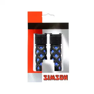 Simson Kinderfiets handvatten - verstelbaar - kobalt-zwart - optimale grip - comfortabel