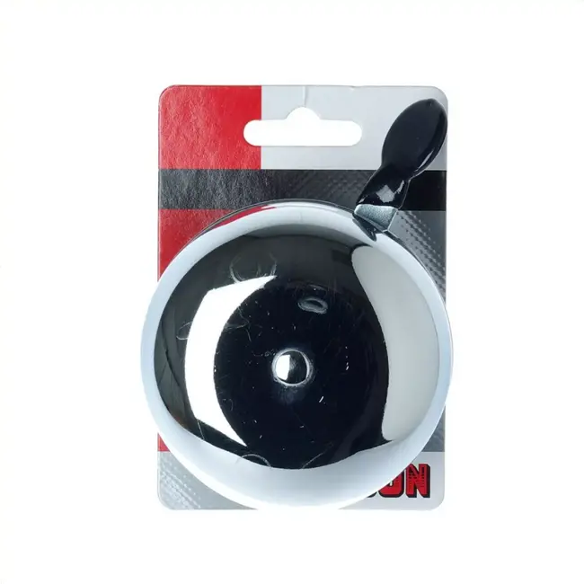 Simson Grote fietsbel met nostalgische klank - chroom - 80 mm