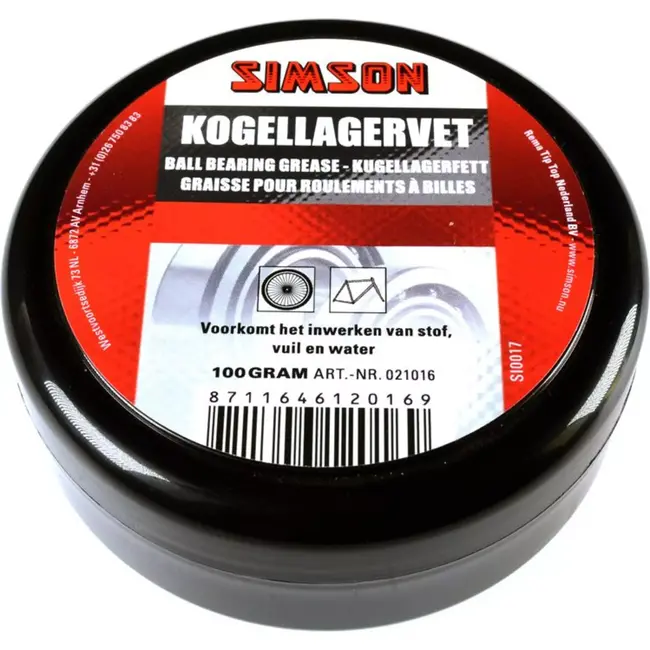 Simson Kogellagervet - Bescherming & Waterafstotend - 100 gram