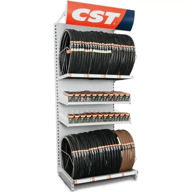CST Bandenschap - Opslag voor 75 buitenbanden en 240 binnenbanden - 250x100x77 cm