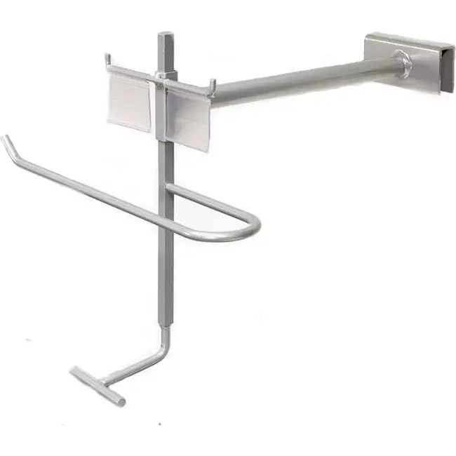 New Looxs Verstelbare tashaak voor wandstelling - Duurzaam en flexibel - Geschikt voor retail en thuisgebruik