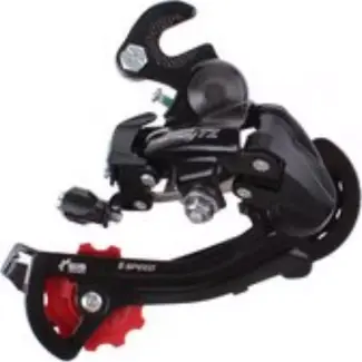 Shimano Achterderailleur - 6-speed - Haakbevestiging - Mechanische Schakeling - Duurzaam Ontwerp