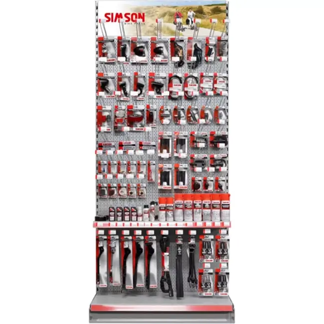 Simson 1-meter schap - Flexibele productpresentatie - Geschikt voor retail - Eenvoudige installatie