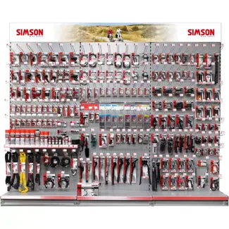 Simson 3-meter schap voor fietsaccessoires - ruimtebesparend en efficiënt