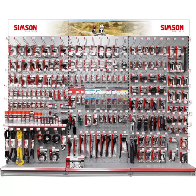 Simson 3-meter schap voor fietsaccessoires - ruimtebesparend en efficiënt