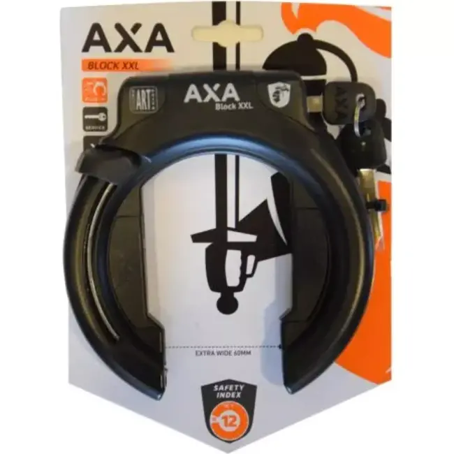 AXA Ringslot XXL - Extra breed - Insteekoptie - Beveiligingsniveau 12 - Zwart