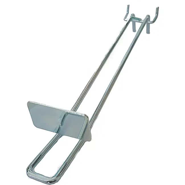 Simson Dubbele haak met prijsschild - 30 cm - Ruimtebesparend ontwerp