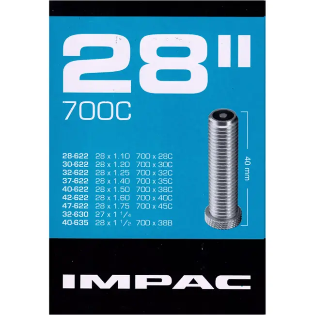 Impac Binnenband 28 inch - Schrader ventiel - Duurzaam en betrouwbaar