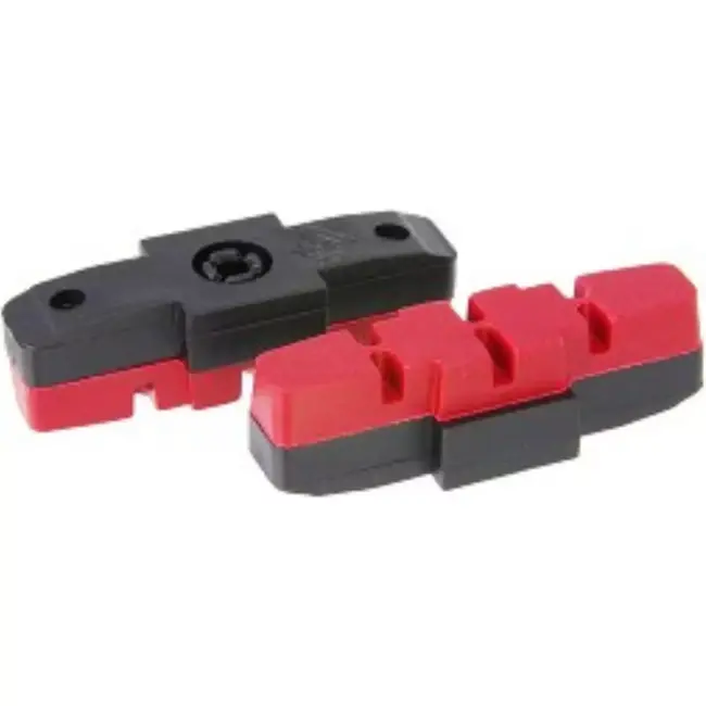 Saccon Remblokken - Hydraulische Velgremmen - Zwart/Rood - 50 mm - Per Paar