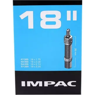 Impac Binnenband 18 inch - Dunlop ventiel - ETRTO 47/57-355 - Zwart - 134 gram