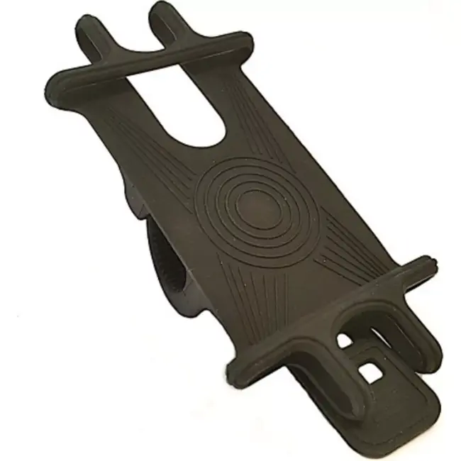 Promo Siliconen telefoonhouder - flexibel - universeel - zwart