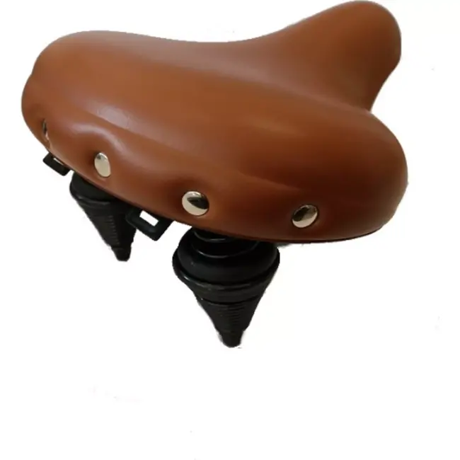 Selle Comfort Retro XL fietszadel - Comfortabel - Waterdicht - Bruin - 270 mm