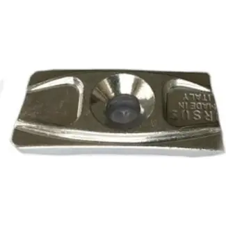 Ursus Standaardplaat 65mm - Aluminium - Zilver - Zonder bout - Duurzaam en corrosiebestendig