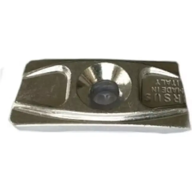 Ursus Standaardplaat 65mm - Aluminium - Zilver - Zonder bout - Duurzaam en corrosiebestendig