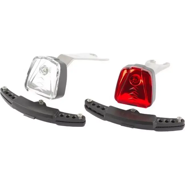 Ikzilight Inductie LED-verlichtingsset met magneet - 1x0,5W - Wit en rood - Zonder batterijen