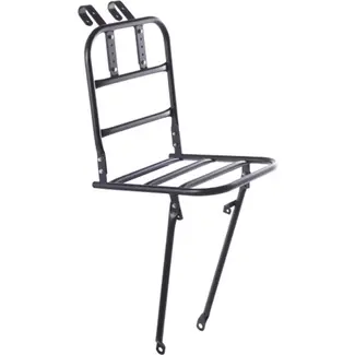 Steco Voordrager fiets - verstelbare stuurhaken - mat zwart - 30x30 cm