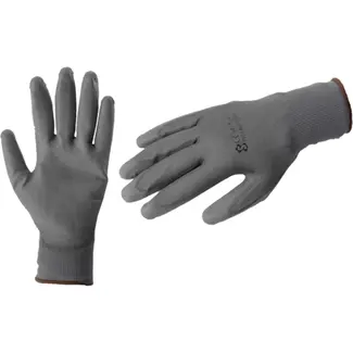 Sacobel Flexibele PU-handschoenen - Hooggevoelig - Maat S - Grijs