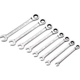 IceToolz Steek-/ringratelsleutelset - 8-delig - Cr-V staal - 8-15mm - Inclusief opbergkoffer IceToolz Steek-/ringratelsleutelset - 8-delig - Cr-V staal - 8-15mm - Inclusief opbergkoffer