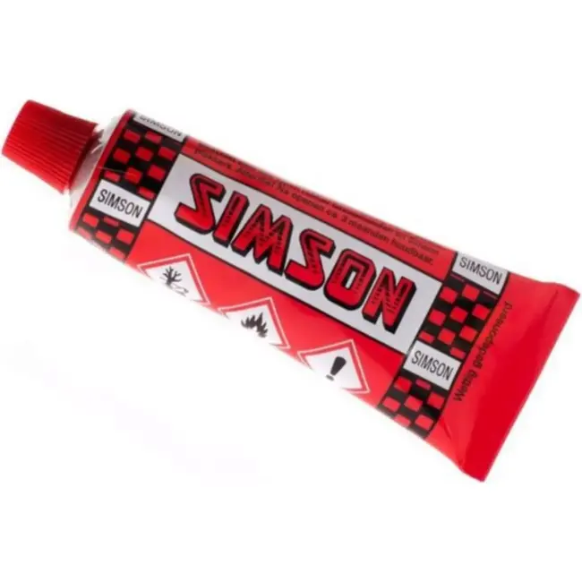 Simson Kleine tube solutie - 10 ml - voor fietsbandreparaties - per stuk