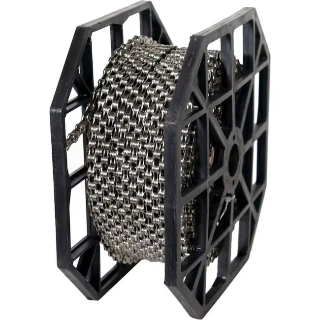 KMC Single-speed ketting - 50m rol - Bruin - Anti-drop ontwerp - Inclusief 40 verbindingsschakels