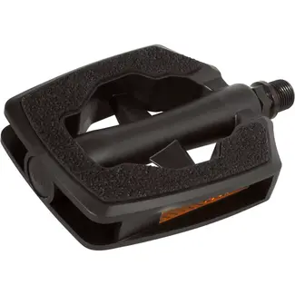 Union Anti-slip fietspedalen - groot formaat - zwart kunststof - voor diverse fietsen