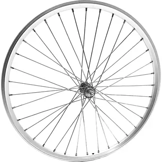 Falkx Voorwiel 26x1.75 - Aluminium hoge velg - Zilver - Stadsfiets - Lichtgewicht en duurzaam