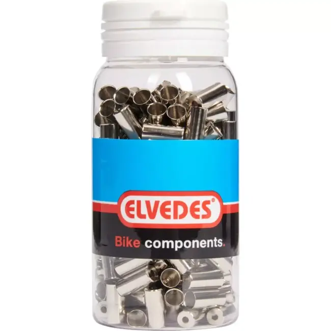 Elvedes CNC messing kabeleinddopjes - 5mm - 200 stuks - Duurzaam en corrosiebestendig