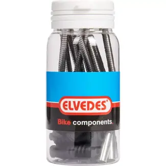 Elvedes Flexibele RVS V-brake pijp - 5 mm - Set van 10 stuks