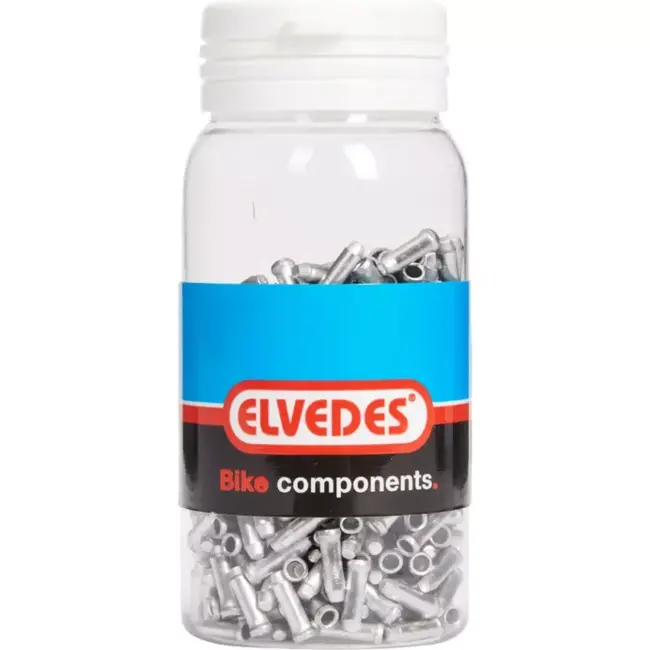 Elvedes Aluminium antirafel dopjes - 2.3 mm - 500 stuks - Duurzaam en beschermend