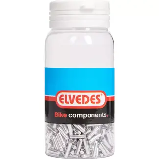 Elvedes Aluminium antirafel dopjes - 1,6 mm - 500 stuks - Duurzaam en lichtgewicht