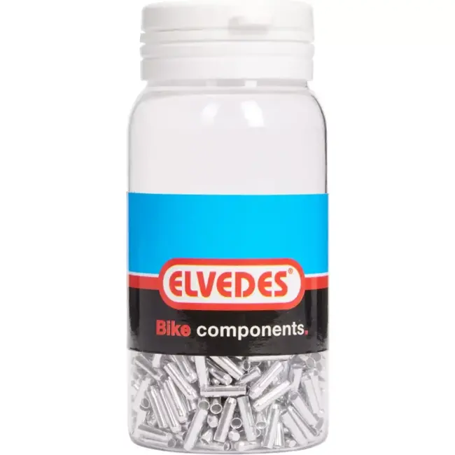 Elvedes Aluminium antirafel dopjes - 1,6 mm - 500 stuks - Duurzaam en lichtgewicht