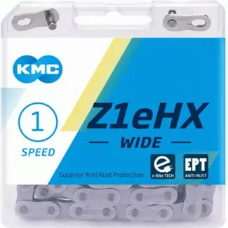 KMC Single-speed ketting - anti-roest - 112 schakels - 9.2mm breed - voor e-bikes en fietsen