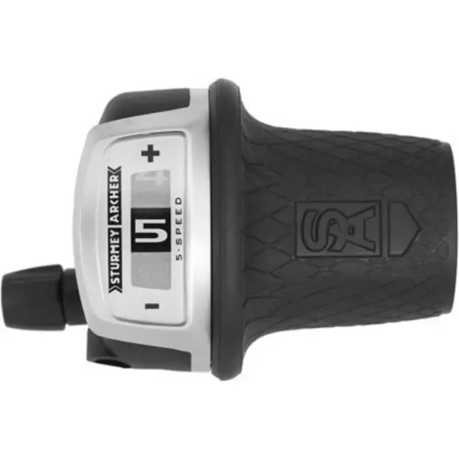 Sturmey Archer 5-speed draaischakelaar - compact ontwerp - grijs - geschikt voor RX-RD5 naaf