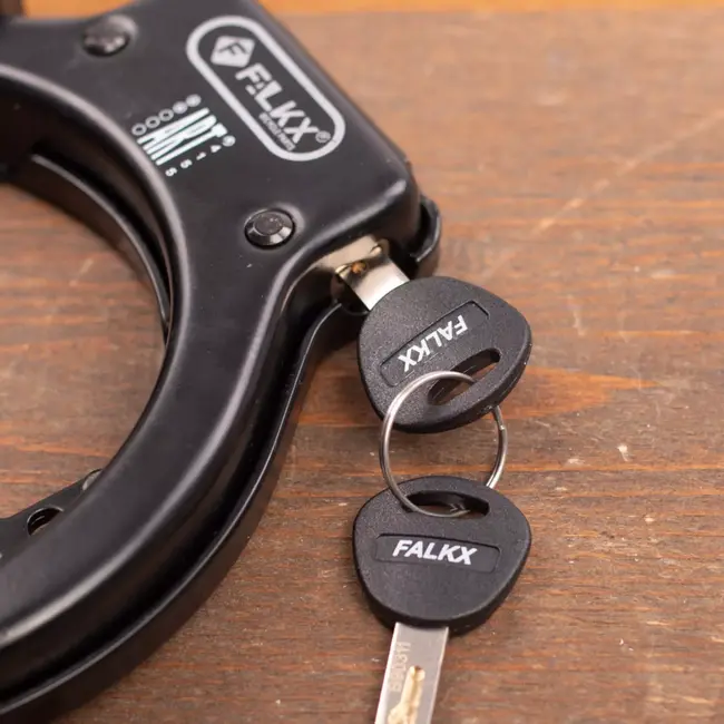 Falkx Robuust ringslot - zwart - ART2 gecertificeerd - 72mm - geschikt voor insteekkettingen