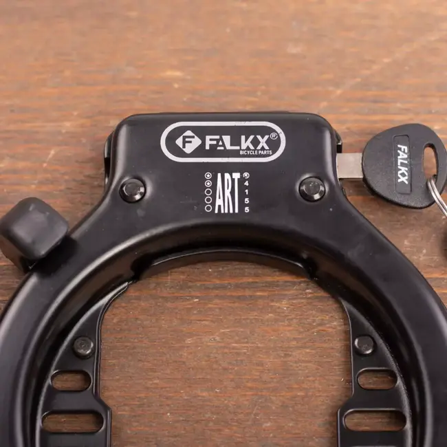 Falkx Robuust ringslot - zwart - ART2 gecertificeerd - 72mm - geschikt voor insteekkettingen